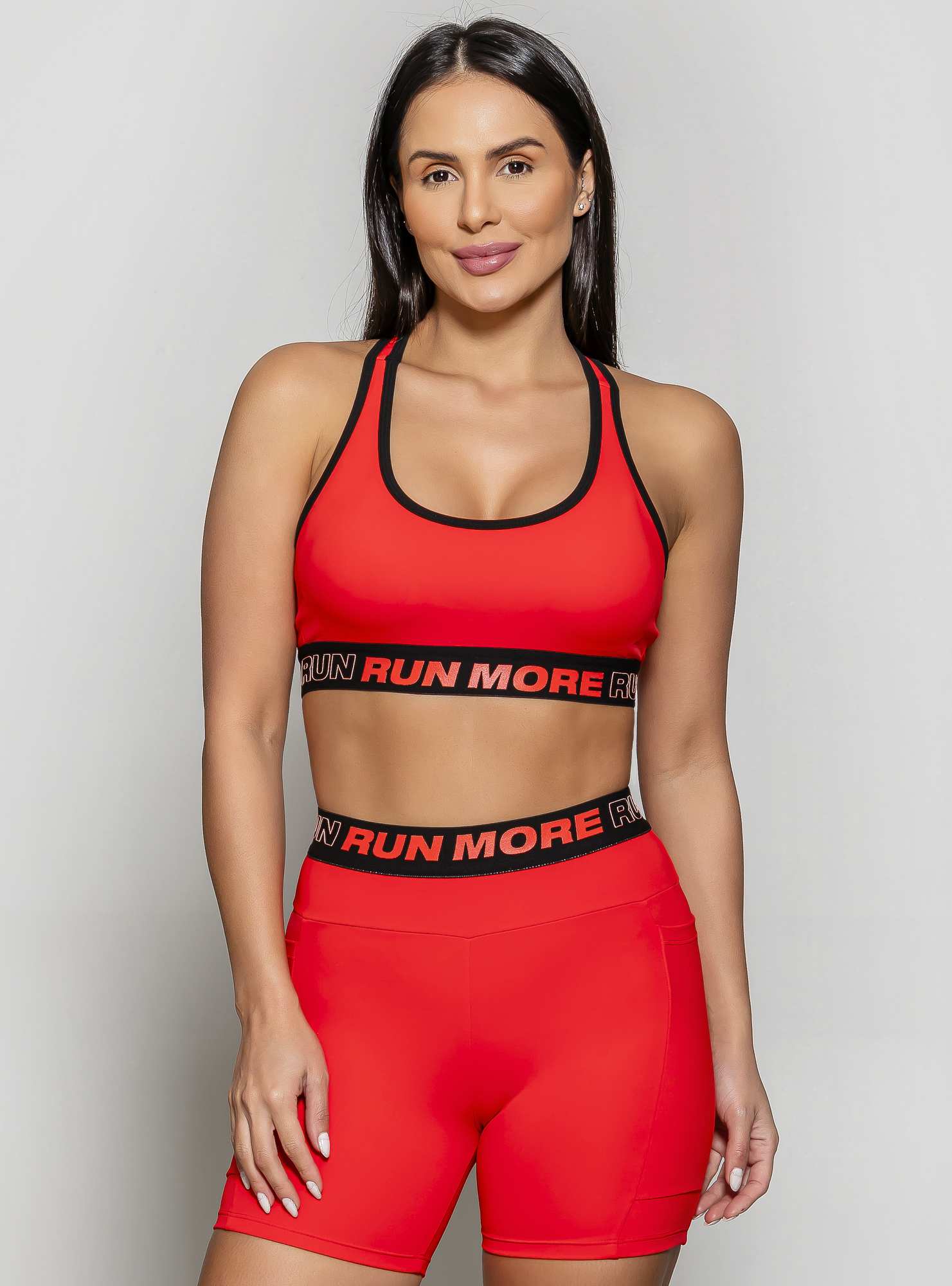 Top Alta Sustentacao 04562 Vermelho 03 / Preto 02 Ta